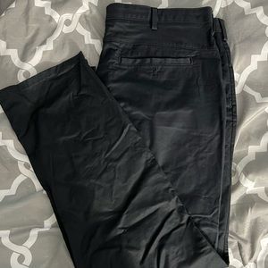 Izod Advantage Straight Fit Black Pants 38x32